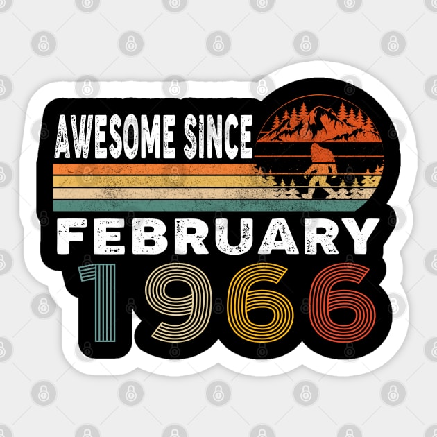 Awesome Since February 1966 Sticker by ThanhNga